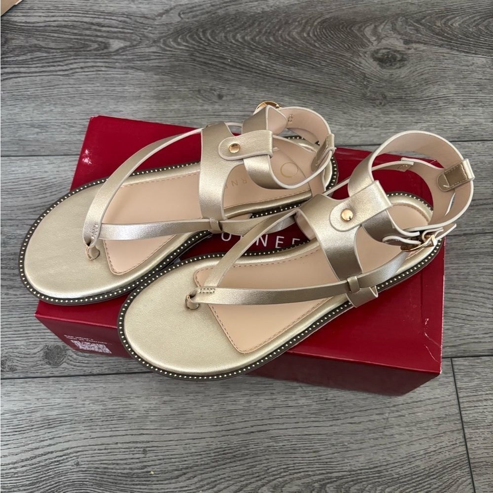 Journey tangie Gold Women's Sandals